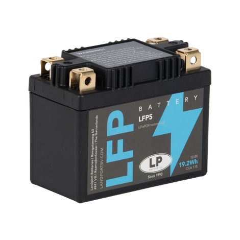 Batterie Moto LiFePO4 12.8V 1.6Ah 115A Landport LFP5