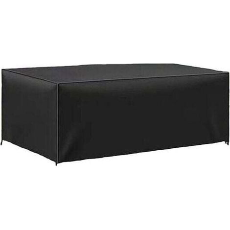 Housse Table de Jardin 180 x 110 x 70cm, XU, Housse de Protection Bâche Résistante aux Intempéries et aux Déchirures 420D Oxford pour Mobilier Salon de Jardin - KZQ (1/4)