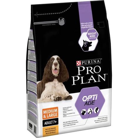 Purina Pro Plan Moyen & Grand Opiage 7+ poulet pour chiens adultes - 3kg (1/3)