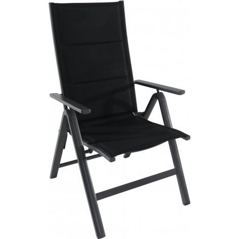 Grenada Klappsessel Alumin. 61x67x110 cm 2x2 Textilene (1/4)