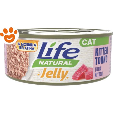 Life Cat Jelly Kitten Tonno - Lattina 70 Gr -