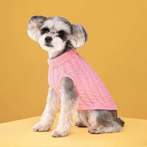Jersey para perro, Cuello alto suave para cachorros, Abrigo para perro, Ropa de punto, Jersey liso para perro, Talla XL, Gris oscuro (1/5)