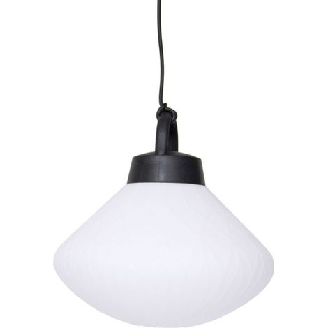Xanlite – Suspension extérieure culot E27 IP44 acier et polyéthylène 5m – Résistante aux intempéries – Câble H05RN-F – SDE01IP44