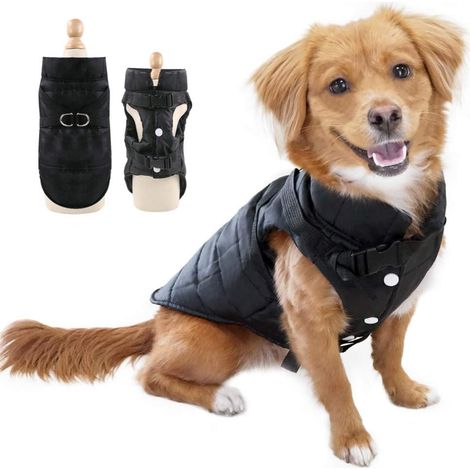 Wintermäntel für Hunde, wasserdicht und warm, mit Geschirröffnung, Welpenmantel
