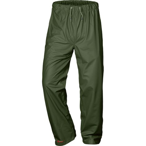 Gr .XL (58/60) TRELLEBORG PU-STRETCH-BUNDHOSE oliv TRELLEBORG PU rain waistb (1/2)