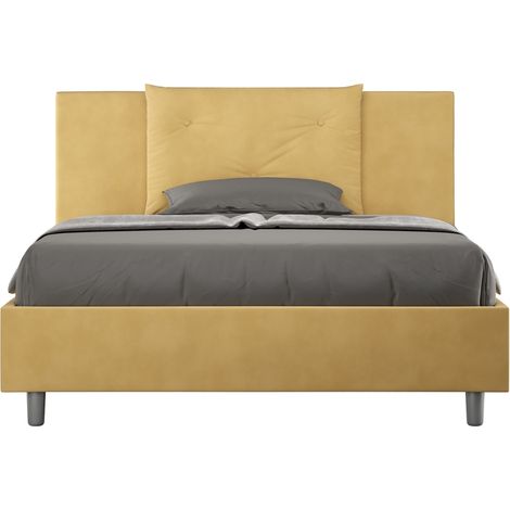 Letto Matrimoniale Extra Large 200x200 cm Senza Rete Appia Ocra (1/5)