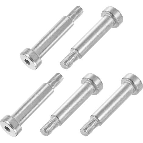 6Pcs Boulon À Épaulement 8mm Diamètre Épaulement Filetage M6 (1/5)