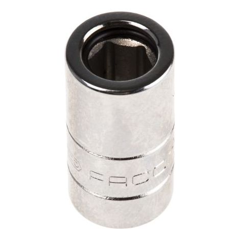 Facom – Porte-embout hexagonal 1/4" – Douille 22 mm – Clip de ressort sécurisé – Pour vissage précis et durable