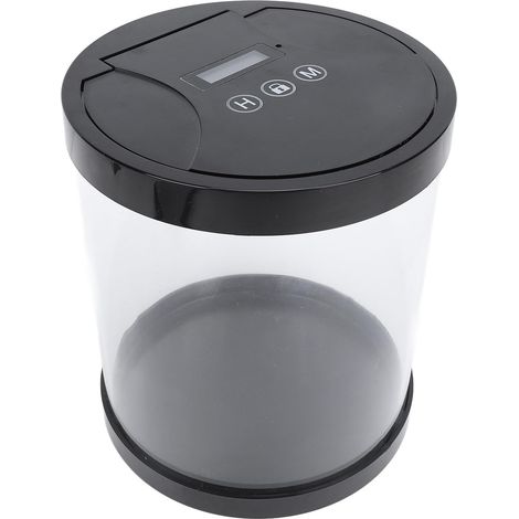 Electronic Lock Box with Password Timer, Plastic Time-Lock Container with Versatile Design for Keys and Phones (1/5)