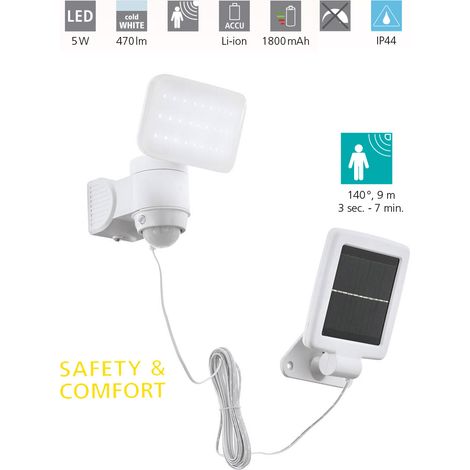 Faretto Panello Solare Casabas Policarbonato Bianco Led (1/5)