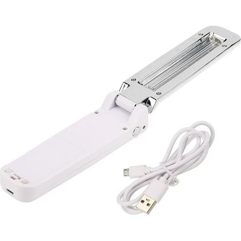 Lampe de photothérapie UV portable et pliable pour le traitement de la leucoplasie et du vitiligo, favorisant le noircissement du vitiligo. (1/5)