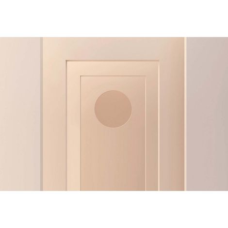 Papier peint panoramique salon & salle à manger Tapisserie panoramique tendance à motif porte Papier peint panoramique rose et beige moderne (1/2)