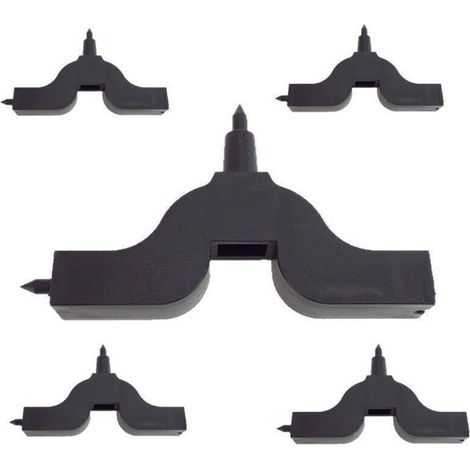 Perforateur de tuyau , 5 pièce 3 mm/4 mm , outil de perçage pour tube d'irrigation goutte à goutte (1/4)