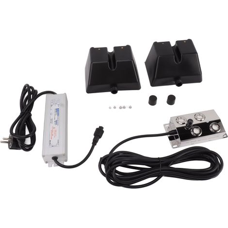 Machine à brouillard à ultrasons à 4 têtes 150W DC 45 à 48V 3,4a IP67, brumisateur sensible pour les Festivals d'étangs de serre (1/5)