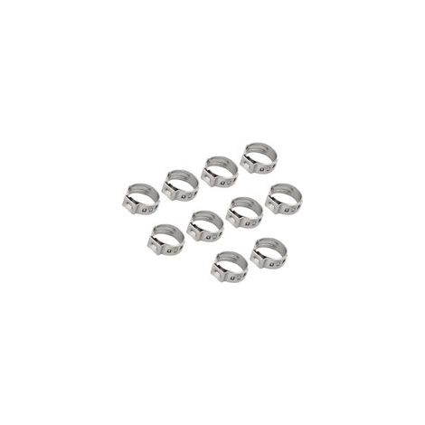 Simple Oreille Colliers serrage (12.8mm - 15.3mm/0.5" - 0.6") 50Pcs, 304 Acier Inox Tuyau Clips - pour Maison Jardin Tube Tuyau Fixation