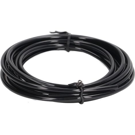 Tube d'encre flexible en plastique noir de 5 mètres (16,4 pieds) pour imprimantes UV A3 et A4, imprimantes jet d'encre photo. (1/5)