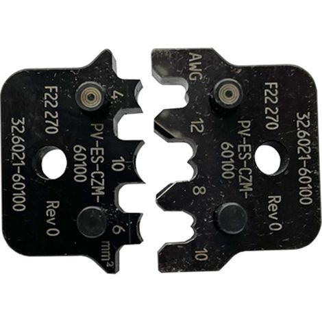 Stäubli PV-ES-CZM-60100 32.6021-60100 Crimpeinsatz   4 bis 6 mm²