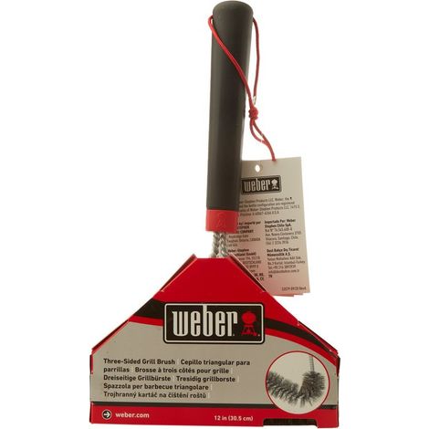 Cepillo en T pequeño Weber con cerdas de acero 30 cm Cod. 6277