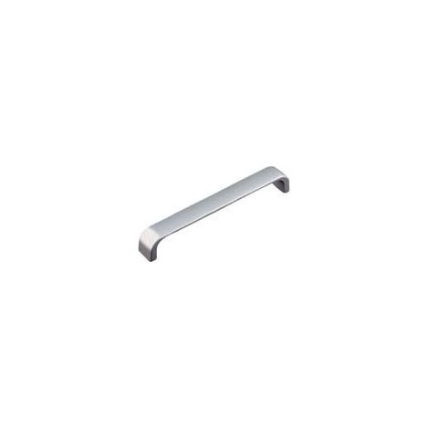 Poignée zamac - Hauteur : 25 mm - Entraxe : 160 mm - Décor : Aluminium - Epaisseur : 20 mm - Longueur : 168 mm - Matériau : Zamac - FOSUN