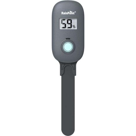 RAINPOINT Digitales Bodenfeuchtemessgerät, Pflanzensensor, Bodenfeuchte-Temperaturmessgerät - Crezuo