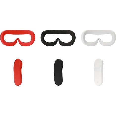 Embouts de manettes en silicone pour casque VR (lunettes de réalité virtuelle) - Rouge (1/4)