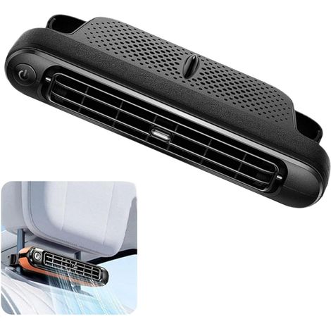 Ventilateur de refroidissement pour voiture – 3 vitesses réglables – flux d’air puissant – compatible tous véhicules