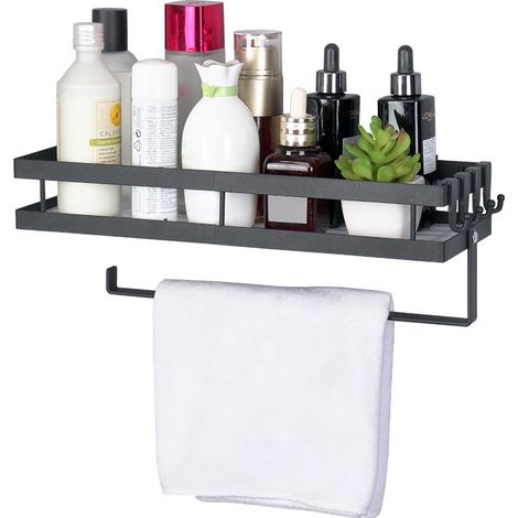 Étagère à épices murale sans perçage avec porte-rouleau de cuisine 35 cm (1/5)