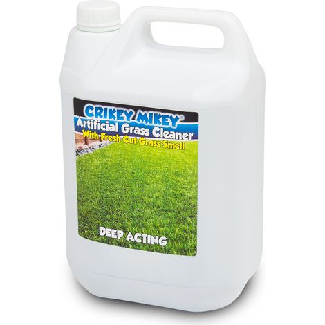 Crikey Mikey Artificial Grass Cleaner, Pet-Friendly, Fresh Cut Grass Fragrance, 5 Litres