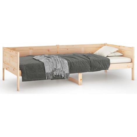 Maison Exclusive - Sofá cama madera maciza de pino 80x200 cm