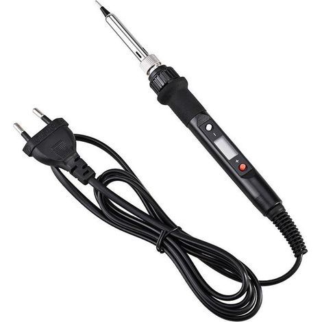 80-W-Lötkolben-Set, digitaler LCD-Lötkolben, einstellbarer Keramikthermostat und schnelle Aufheizzeit für elektronischen Schmuck (1/5)