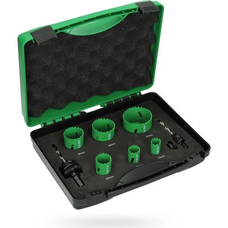Jeu de forets à trou bimetal 9 pièces 19-57mm HiKOKI 752171 (1/3)