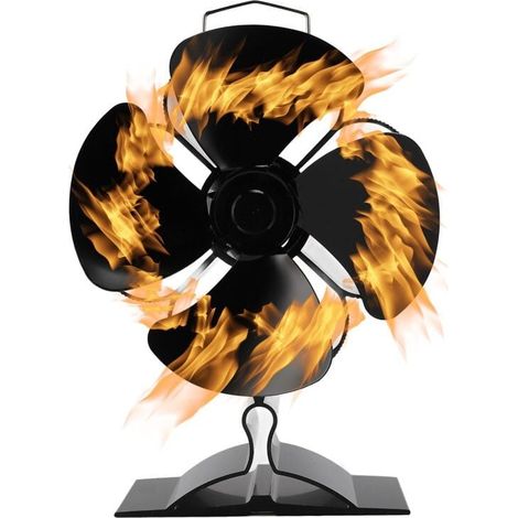 Ventilateur de poêle sans électricité Autres accessoires de cheminée Poêle Souffleur pour cheminée (1/4)