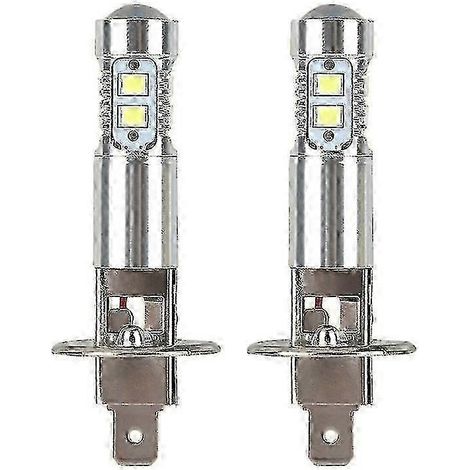 Kit de conversion d'ampoules LED H1 100W 6000K (2 unités) compatible avec feux de croisement/route et antibrouillards KFWHBYV (1/4)