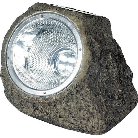 GALIX Spot solaire polyresine : Rocher