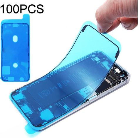 Pack of 100 adhesive strips for iPhone 12 Mini LCD screen front frame. (1/4)