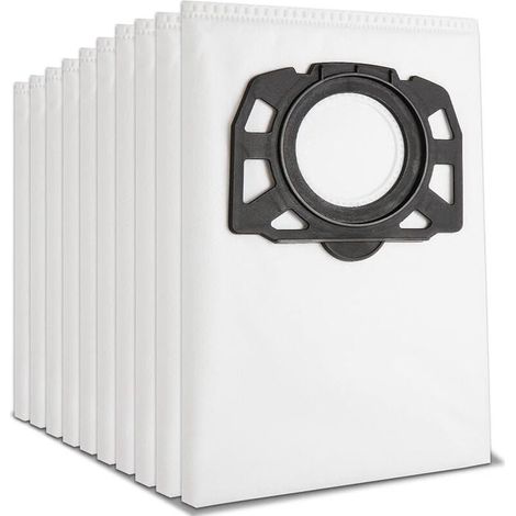 Lot de 10 sacs aspirateur pour Kärcher 2.863-006.0, Sacs Aspirateur pour Kärcher WD4 WD5 WD6 WD5P WD6P Premium MV4 MV5 MV6 p (1/4)