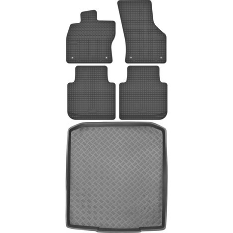 SET di tappetini in gomma per auto e tappetino per bagagliaio per Skoda Superb III Kombi del 2015