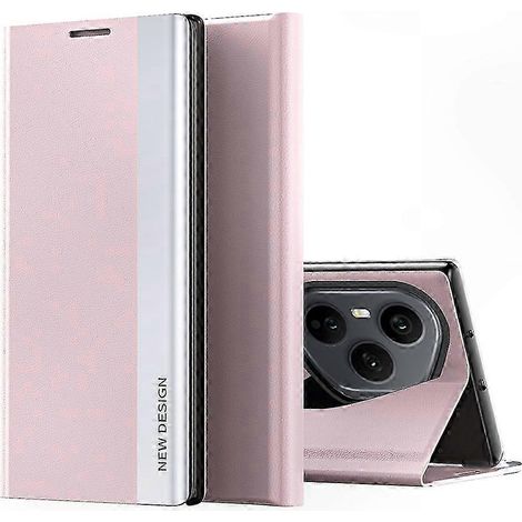 Echtlederhülle mit Ständer für Honor 400 Pro 5G, robuste und schützende Hülle, stoßfest, kratzfest, universell (1/5)