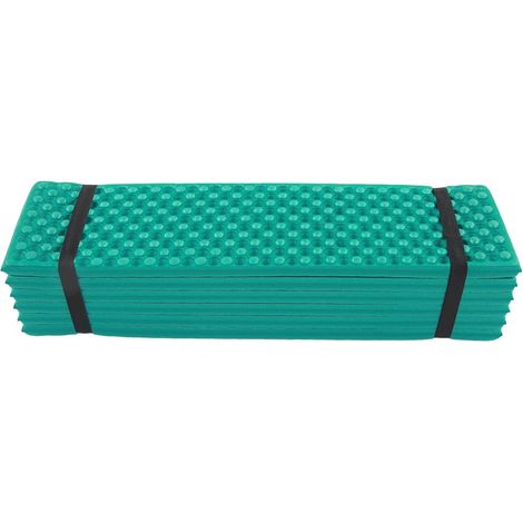 Tapis de Couchage en Mousse Pliable, 186x57CM, Double Caisse à œufs, pour Camping par Temps Froid, en éponge, pour Montagnes et Berges de Rivière (1/5)