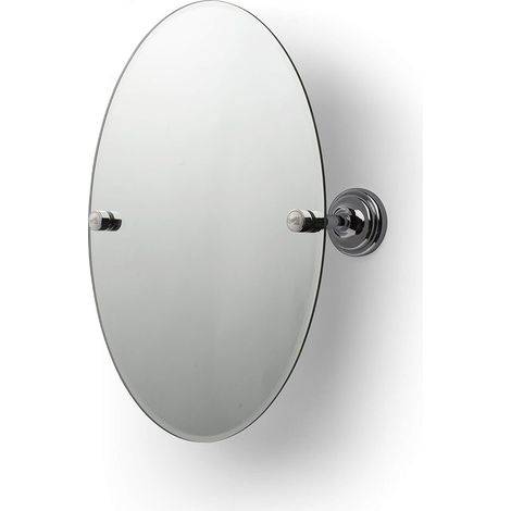 Croydex Oval Tilting Bathroom Mirror with Flexi-Fix™ - 1919 (1/5)