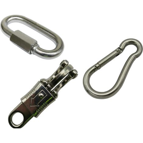 Stable Stall Chain Fitting Kit (Quick Release Snap Carbine Panic Hooks Set)