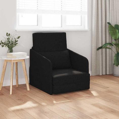 Sofá cama Negro 65 x 80 x 83 cm tela vidaXL (1/5)
