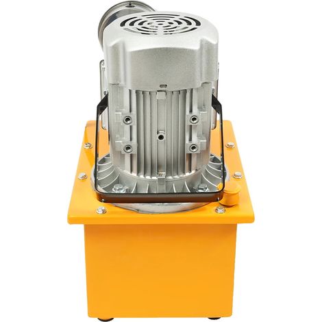 Pompa idraulica elettrica, pressione regolabile, serbatoio olio da 7 litri, 220 V, GIALLA (1/2)