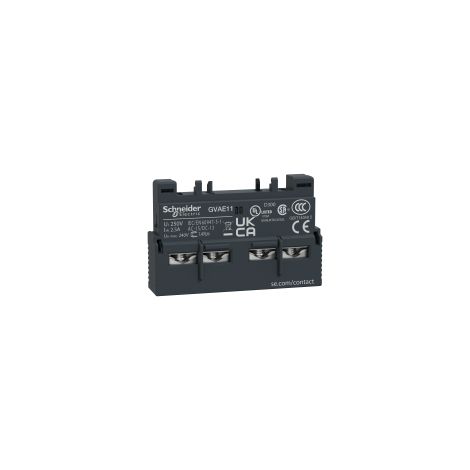 GVAE11 - Contact auxiliaire TeSys GV - 1 O plus 1 F - Schneider Electric