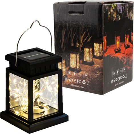 Lámpara solar LED TG67267, farol de jardín con cable para balcón y terraza. (1/5)