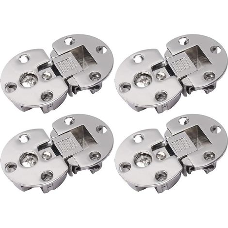 4pcs Semi-Circular Folding Hinge Zinc Alloy (1/5)