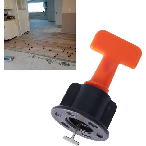 Système de positionnement et de nivellement des carreaux, kit de système de nivellement des carreaux (1/5)