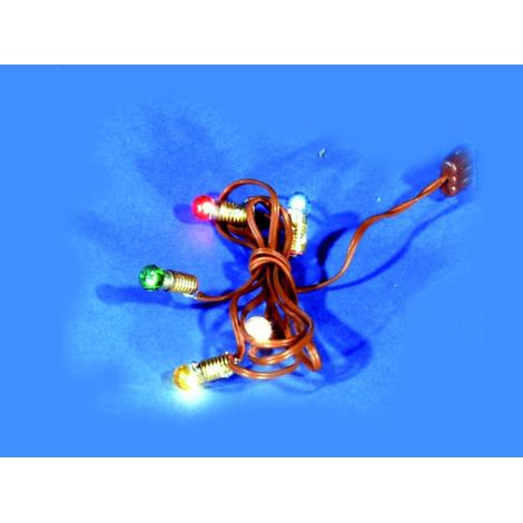 FILO 5 MINILED MULTICOLORE PRESEPE E MODELLISMO BERTONI VOLT 3.5 4.5 5.5