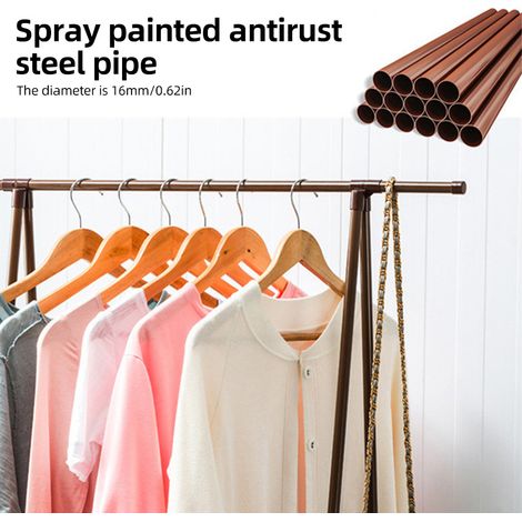 Portant à vêtements avec grand sac de rangement, support de rangement amovible sur roulettes, chariot roulant à vêtements triangulaire autoportant 2 en 1 pour chambre à coucher/buanderie, salon (1/5)