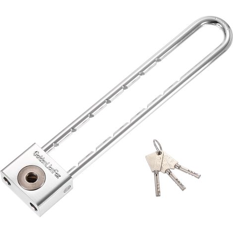 Cadenas À Longue Chaîne Avec Clés 6.69" Laiton Solide Argent (1/5)